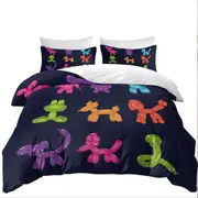 Dogs Shape Balloons Quilt Cover