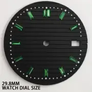 Green Imitation Gemstone 29.8mm Nail Dial for NH35 Black Watch Movement