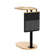 C Table Sofa Table with Storage Pocket Adjustable Heights for Bedroom