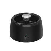 Rechargeable Mini Car Trash Can with Air Clean Function, Car Ashtray Auto Ash...