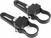 QANYEGN Automotive Work Light Mounting Brackets, Car Tube Clamp Mounting Bracket, Car Light Bar Mounting Clamp, Tubular Clamp Light Mount for 1 inch Roll Cages
