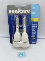 Two Sonicare Replacement Brush Heads by Optiva - Compact Size