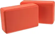 Toddmomy 2Pcs High Density Foam Yoga Blocks Non Slip Fitness Training Tool for Pilates Gymnastics Lightweight Exercise Bricks for Balance Strength Improvement Suitable for All