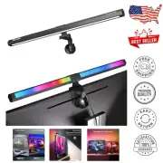 Ergonomic Clip-On RGB Light Bar - 15 Modes Dimmable & Adjustable Brightness