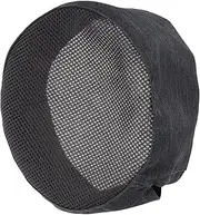 [WATIIFUFU] Mesh Top Kitchen Cap Breathable Chef Skull Cap Unisex Chef Beanie Adults for Cooking Grey
