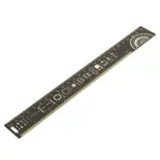 R-4 Gold-Plated Printed Circuit Board Engineering Ruler For Designers