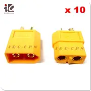 10 Pairs XT60 XT-60 Male Female Bullet Connectors RC Hobby Li-Po Battery Plugs
