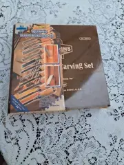 Cummins Fine Wood Carving Set 12 Pc No. 3258 Sealed Box Tools Chisels Gouge
