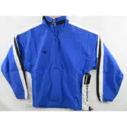 NWT DIADORA Canova Soccer Youth Large YL Nylon Pullover Jacket