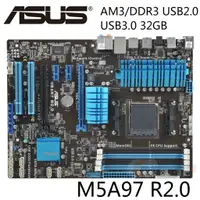 在飛比找蝦皮購物優惠-華碩 M5A97 R2.0 主板插座 AM3 DDR3 US