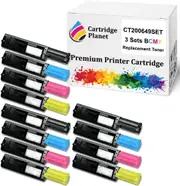 3 Sets BCMY Compatible Toner Cartridge for Fuji Xerox CT200649 CT200650 CT200651 CT200652 (4000 Pages) for Fuji Xerox DocuPrint C525A C2090FS