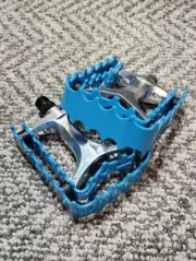 VP Double Trap Pedals 9/16" Old School Bmx Maui Blue