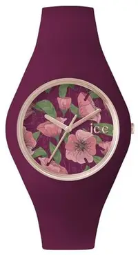 在飛比找Yahoo!奇摩拍賣優惠-[永達利鐘錶 ] ICE watch 花樣設計腕錶-紫 IW