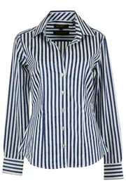 Satinised Stripe Westminster Shirt--SHER-LE1041003