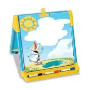 Kids Table Top Large Art Easel - Disney Frozen, 2-in-1 Dry-Erase & Chalk -NEW
