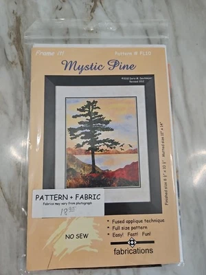 Mystic Pine Fusible Web Technique No Sew Pattern And Fabric
