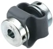 Huco DOUBLE LOOP COUPLING 27mm 0.5Nm 10° Angular- 3mm Or 4mm
