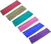 NAMOARLY 6 Pcs Headband Sports Headwrap Hair Bands for Womens Hair Cloth Hairband Yoga Elastic Hair Band Sports Hair Band Hair Band for Shower Womens Bandana Hair Ornament Fabric