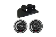 FORD FG Falcon XR6 XR8 CLIP-IN DUAL GAUGE POD W/ DIGITAL WATER OIL PRESS GAUGES