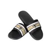 FOCO NFL Youth New Orleans Saints Legacy Sport Slide Flip Flop Sandals