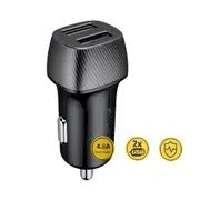 Sanai IPH-701C-B Dual USB Car Charger Quick Charge for iPhone Antroid Tablets