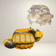Totoro Pull Wagon/Cat Bus Carton Collection Resin Succulent Plant Pot Home Decor