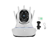 Indoor Security Camera 360 Degrees Panoramic View Home Security Camera