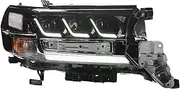 2PCS Styling Headlight Assembly Compatible With Toyota LAND CRUISER LC200 2016-20 LED Head Lamp Tuning Light Parts Plug And Play