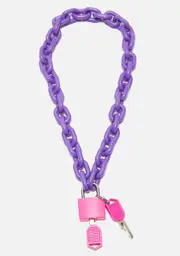Haze Cyber Children Lock Necklace