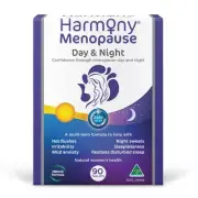 Harmony Menopause Day & Night 90 Tablets Hot Flushes Night Sweats Restless Sleep