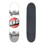Rad Hardrock Mapple Deck Classic Beginner Skateboard 81.28x35.56cm White