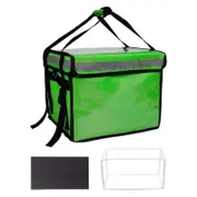 Takeaway Delivery Thermal Bag Pizza Warmer Bags for Catering Shopping Picnic 32L Green
