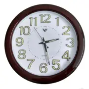 Clock : 30cm (12") Quality Analog Quartz Wall Clock - Glow In The Dark