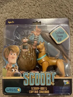 NEW SCOOB! Movie Scooby Doo & Captain Caveman 6" Action Figures Playset 2020