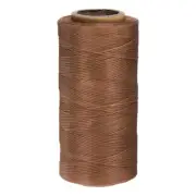 Flat Leather Sewing Waxed Thread, 284 Yards / 260m 0.8mm 150D, Burgundy