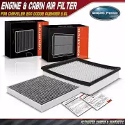 Engine & Activated Carbon Cabin Air Filter for Chrysler 200 Dodge Avenger 3.6L (for: Chrysler)