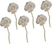 MAGICLULU 6Pcs Aroma Diffuser Rattan Sticks Natural Scented Flower Replacements for Essential Oil Diffusers for Home Aromatherapy and Decoration