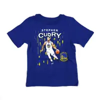 在飛比找NBA store Taiwan優惠-NBA 兒童 球員印刷 短袖上衣 勇士隊 Stephen C