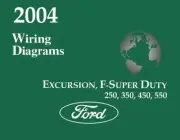2004 Ford Excursion F-Super Duty F250-F550 Truck Wiring Diagrams Schematics