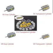 MOC Technic Parts V6 V2 V4 Cylinder Piston Block Bricks Model DIY Toy for le*go