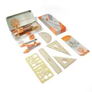 Geometry Set for Students, Math Protractor Compass, Box of Protactors 11Pcs
