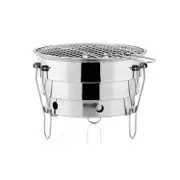 Small BBQ Outdoor Stainless Steel Portable BBQ Grilled Net Camping Picnic Charcoal Folding Oven