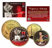 MUHAMMAD ALI New York Quarter & JFK Half Dollar 2-Coin Set *OFFICIALLY LICENSED*