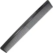 Carbon Fiber Professional Hair Dressing Comb - 8.3" Anti-Static Heat Resistant for All Hair Types, Fine and Wide Tooth Barber Comb, 1 Pack