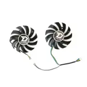 2 GraphicsCard Cooling Fan 75MM GPU Fan For Powercolor D7750 7770 HD7870 R7 260X