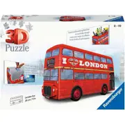 216pc Ravensburger London Bus Themed Jigsaw Kids/Childrens Puzzle Pieces 10Y+
