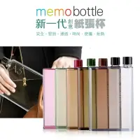 在飛比找樂天市場購物網優惠-新一代 Memo Bottle A5 420ML 創意扁平水
