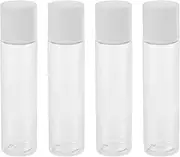 4pcs Travel Bottles for Toiletries 150ml Shampoo and Conditioner Bottles Empty Transparent Dispenser Container for Travel Size Cosmetics