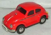 VOLKSWAGEN BEETLE TIN FRICTION 5" VW BUG MF146 ANTIQ 70's - 80's NEW IN BOX