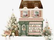 [Namly Design] Christmas Themed Home Sticker